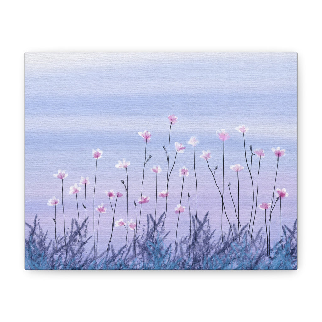 Pastel Wildflower Meadow Canvas