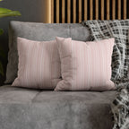 Rainfall Weave Blush  | Square Pillowcase