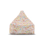 Colorful Confetti Dot Pattern Bean Bag Chair Cover | Kids Playroom Decor