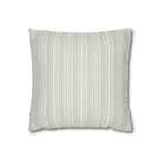 Rainfall Weave Aqua | Square Pillowcase