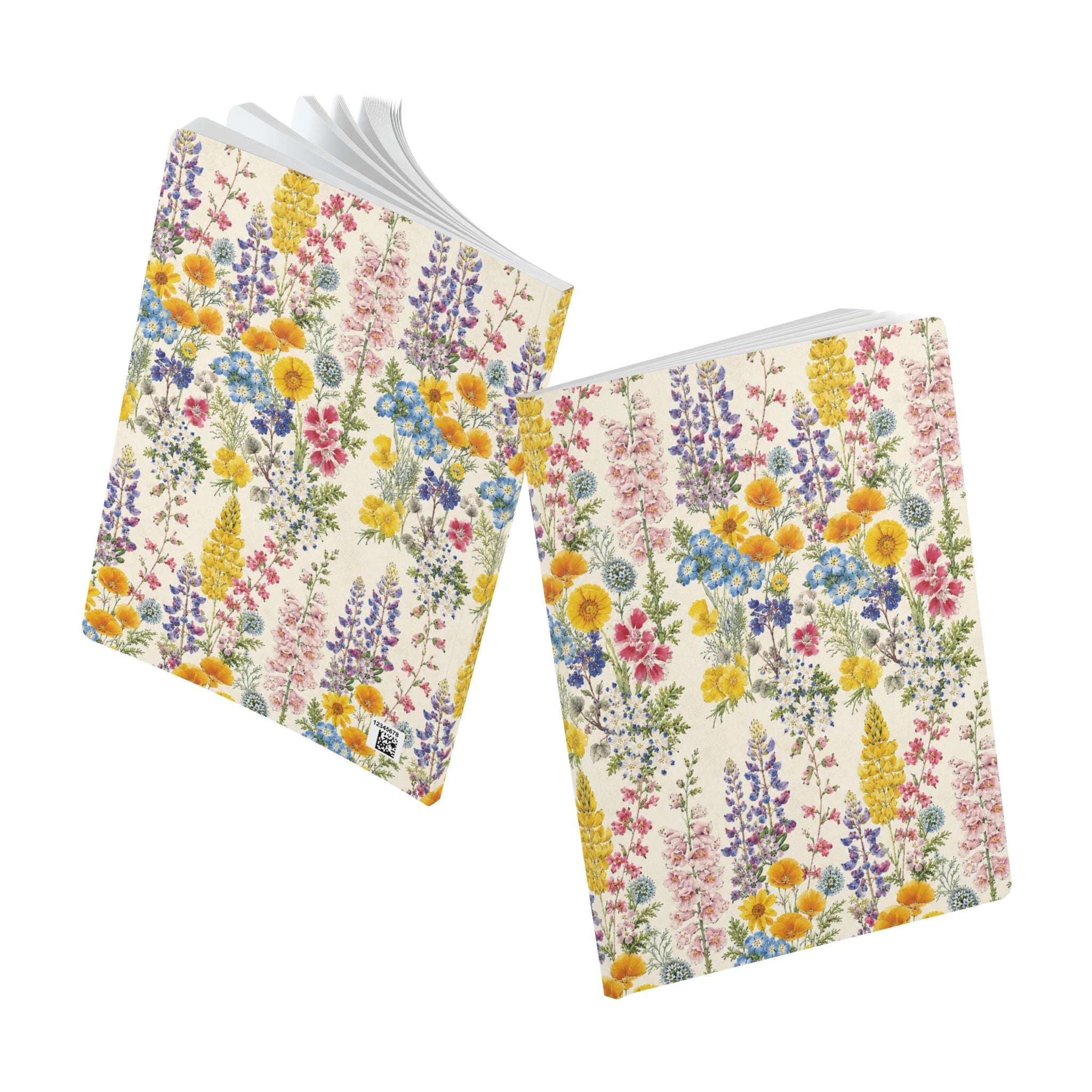 Bontanicals Softcover Journal | Floral Pattern Notebook