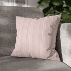 Rainfall Weave Blush  | Square Pillowcase