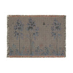 Forestline Woven Blanket | Scenic Tree Tapestry Throw