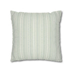 Rainfall Weave Aqua | Square Pillowcase