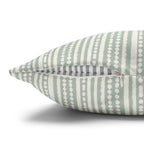 Rainfall Weave Aqua | Square Pillowcase