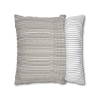 Rainfall Weave Mist  | Square Pillowcase
