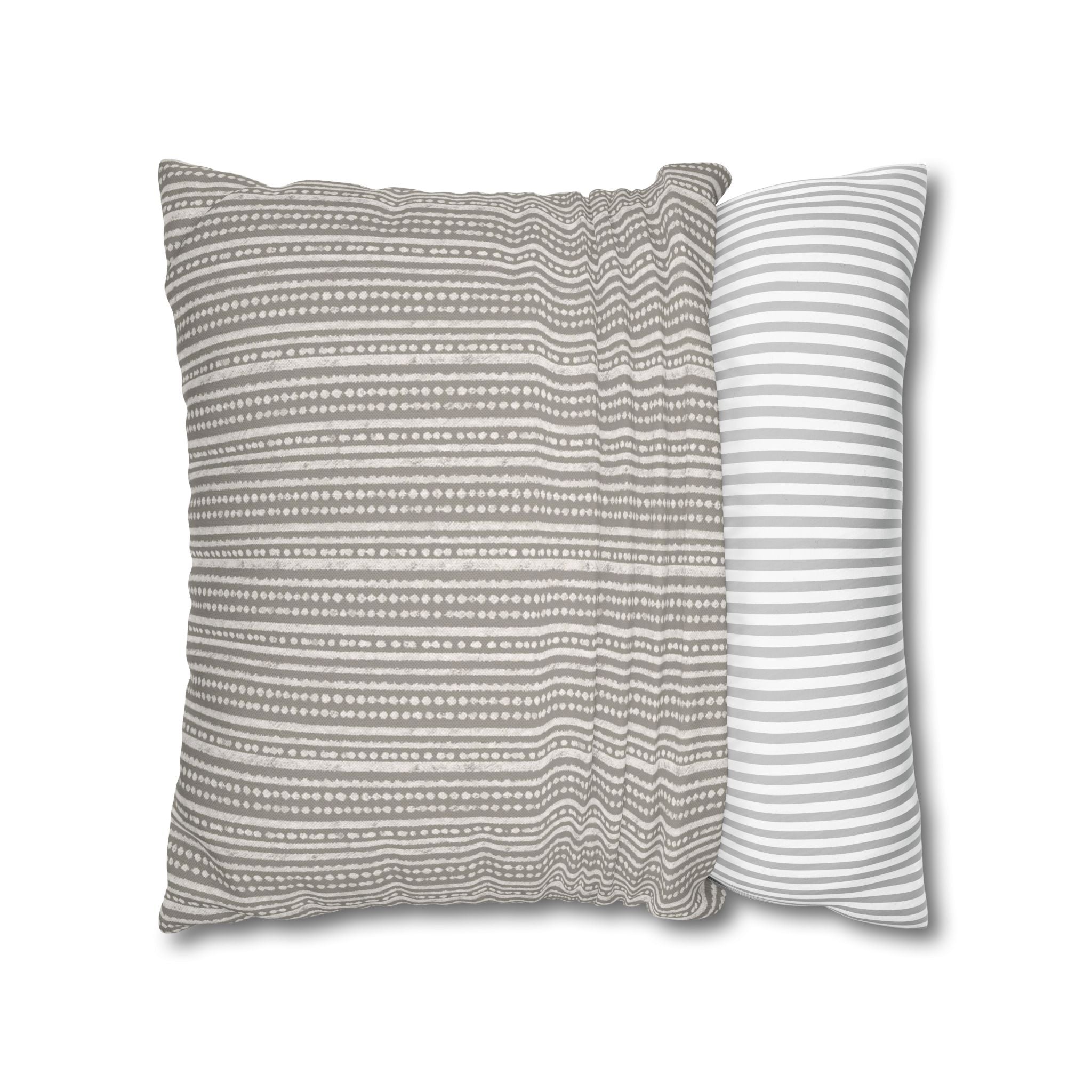 Rainfall Weave Mist  | Square Pillowcase