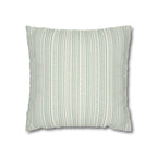 Rainfall Weave Aqua | Square Pillowcase