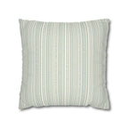 Rainfall Weave Aqua | Square Pillowcase