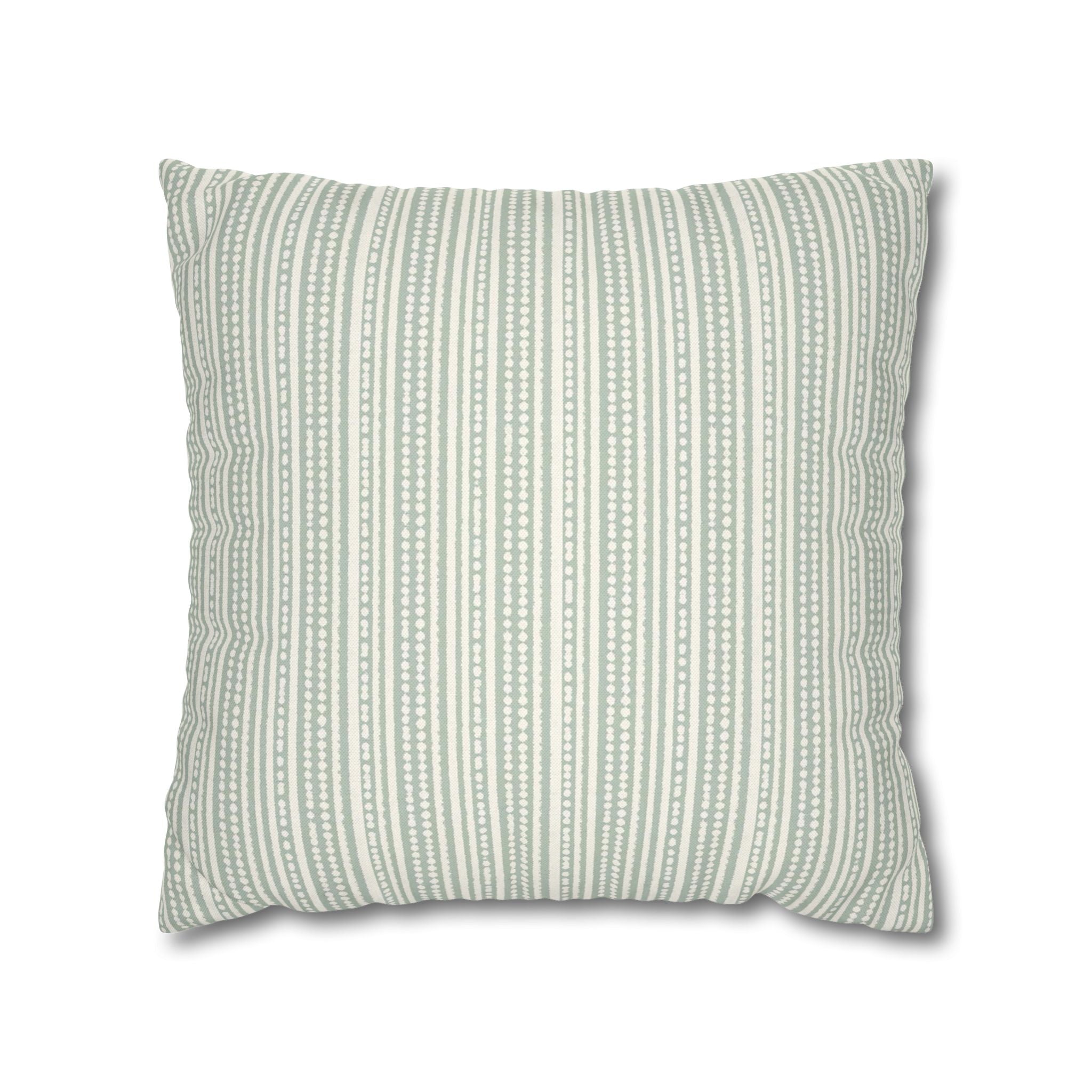 Rainfall Weave Aqua | Square Pillowcase