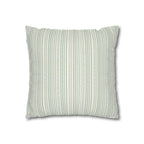 Rainfall Weave Aqua | Square Pillowcase
