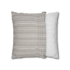 Rainfall Weave Mist  | Square Pillowcase