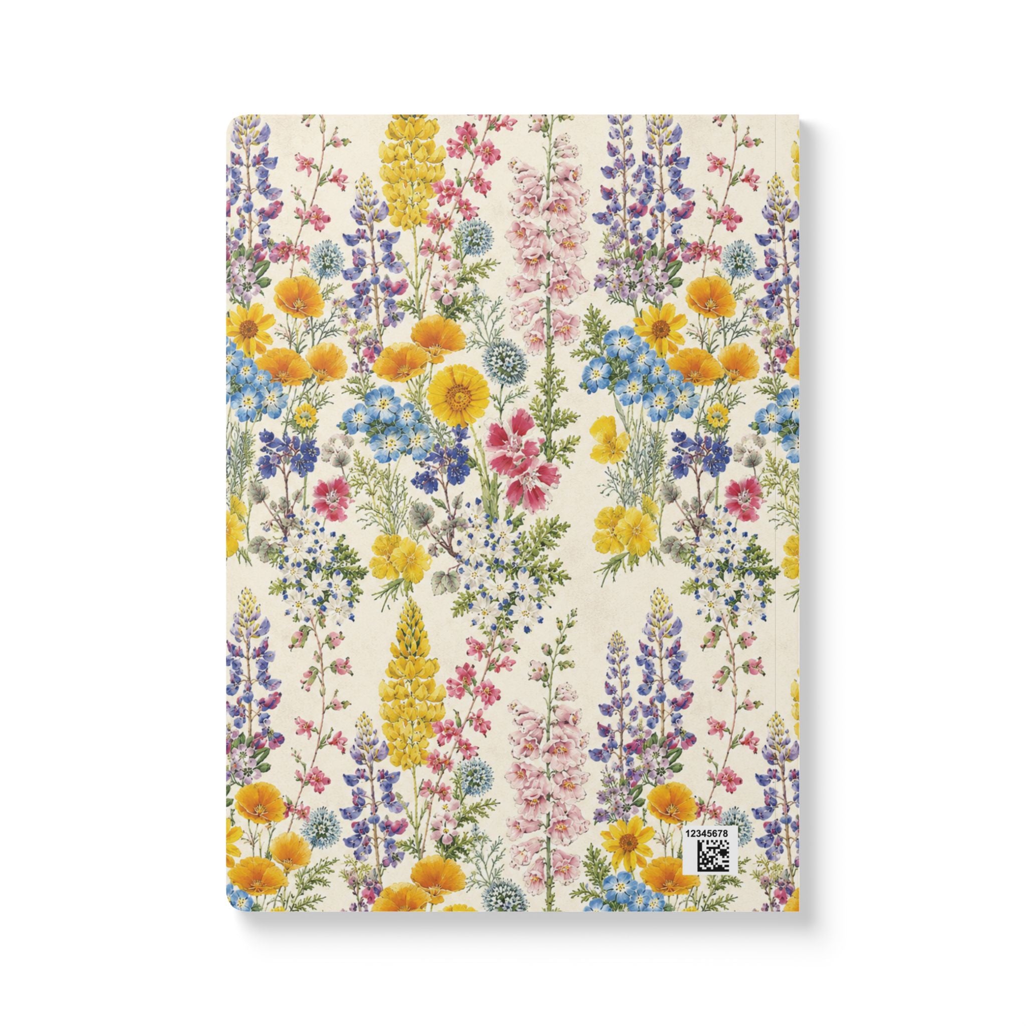 Bontanicals Softcover Journal | Floral Pattern Notebook