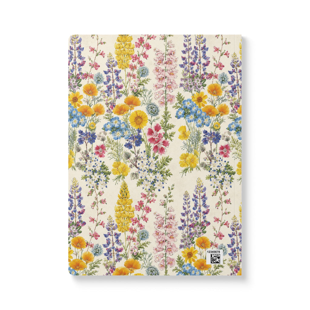 Wildflower Bouquet Softcover Journal | Floral Pattern Notebook