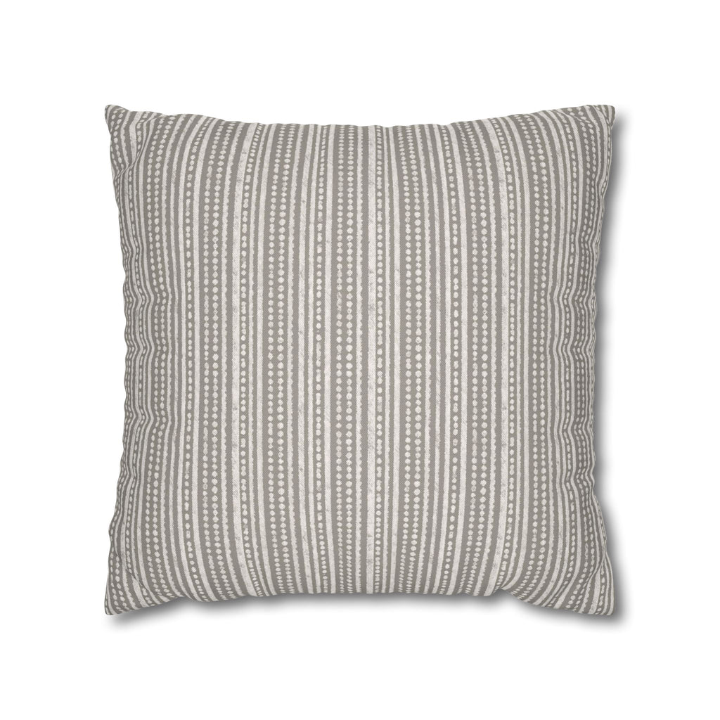 Rainfall Weave Mist  | Square Pillowcase