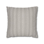 Rainfall Weave Mist  | Square Pillowcase