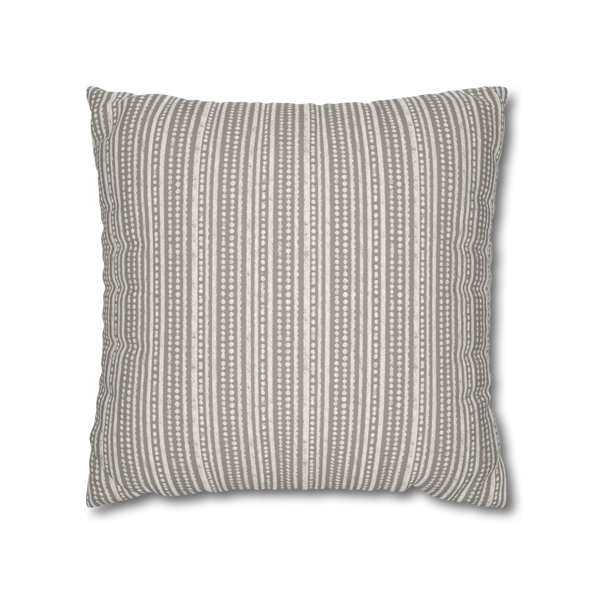 Rainfall Weave Mist  | Square Pillowcase