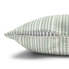 Rainfall Weave Aqua | Square Pillowcase
