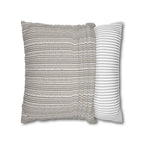Rainfall Weave Mist  | Square Pillowcase