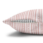Rainfall Weave Blush  | Square Pillowcase
