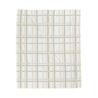 Soft Plaid Velveteen Plush Blanket — Neutral Plaid Cozy Throw for Living Room & Bedroom