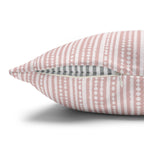 Rainfall Weave Blush  | Square Pillowcase