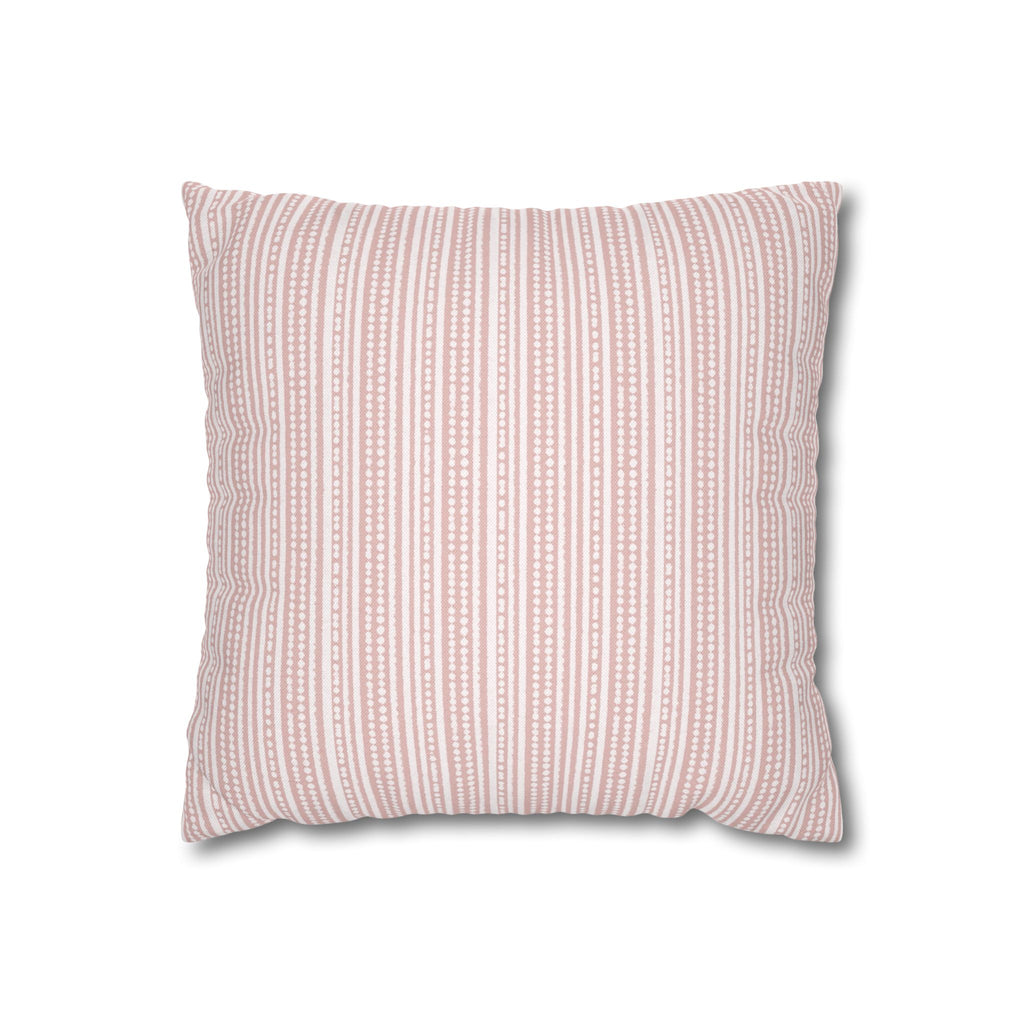Rainfall Weave Blush  | Square Pillowcase