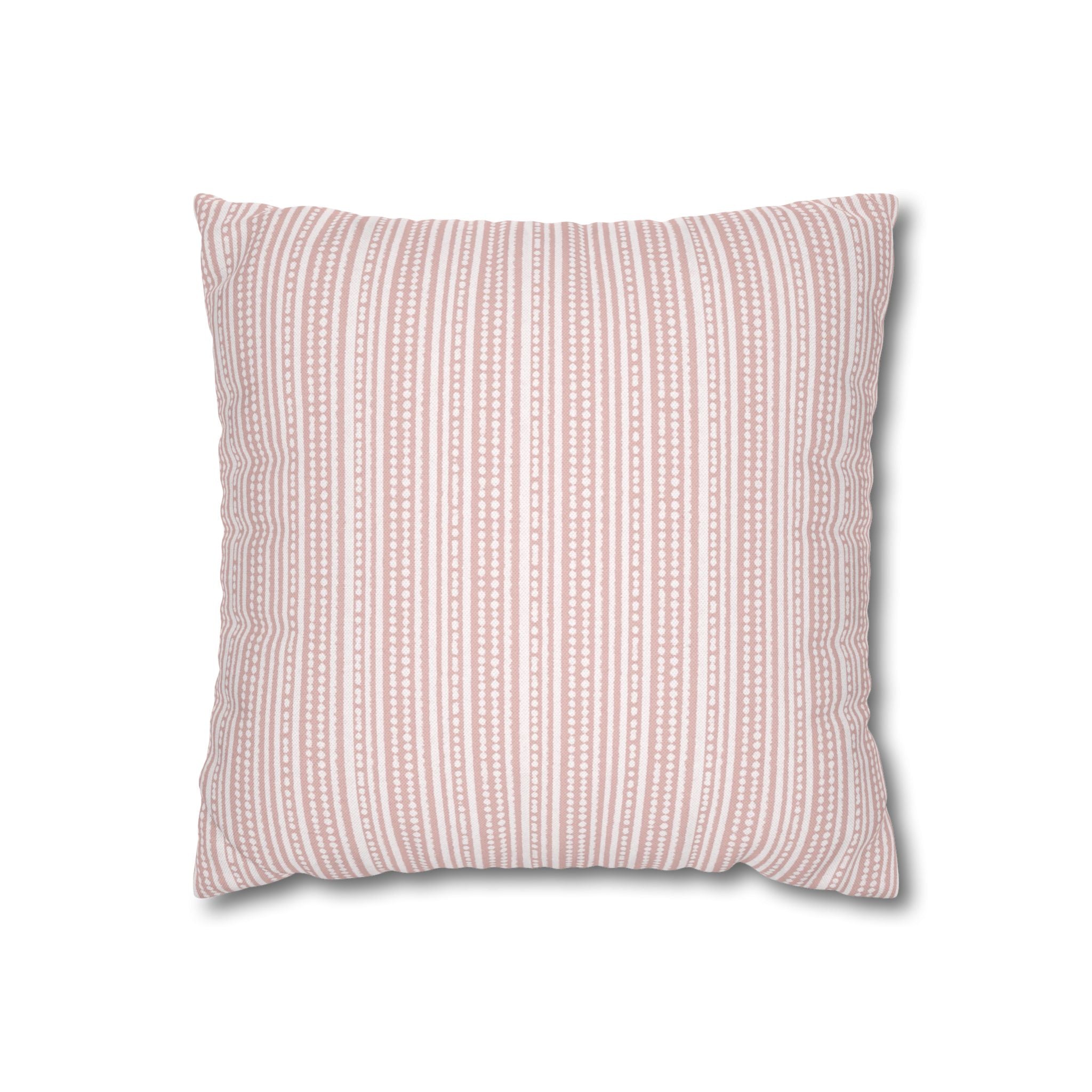 Rainfall Weave Blush  | Square Pillowcase