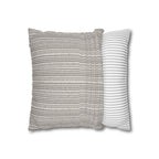 Rainfall Weave Mist  | Square Pillowcase