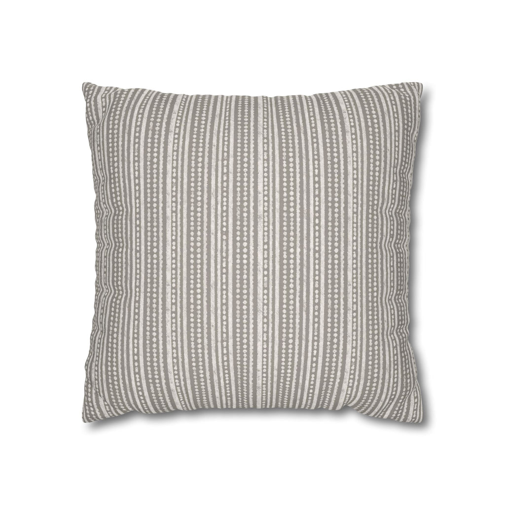 Rainfall Weave Mist  | Square Pillowcase