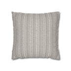 Rainfall Weave Mist  | Square Pillowcase