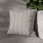 Rainfall Weave Mist  | Square Pillowcase