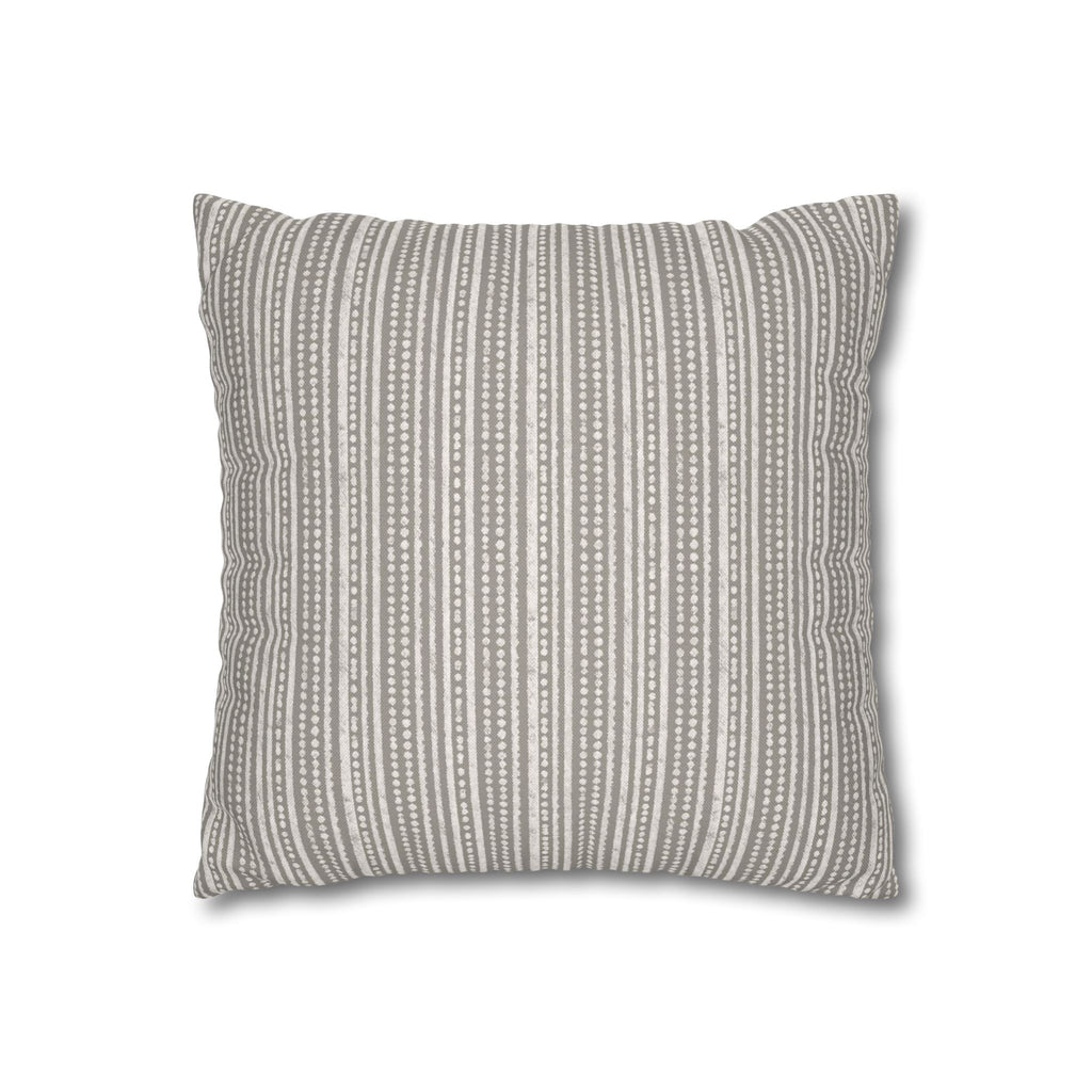 Rainfall Weave Mist  | Square Pillowcase