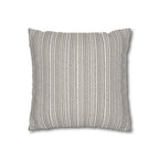 Rainfall Weave Mist  | Square Pillowcase