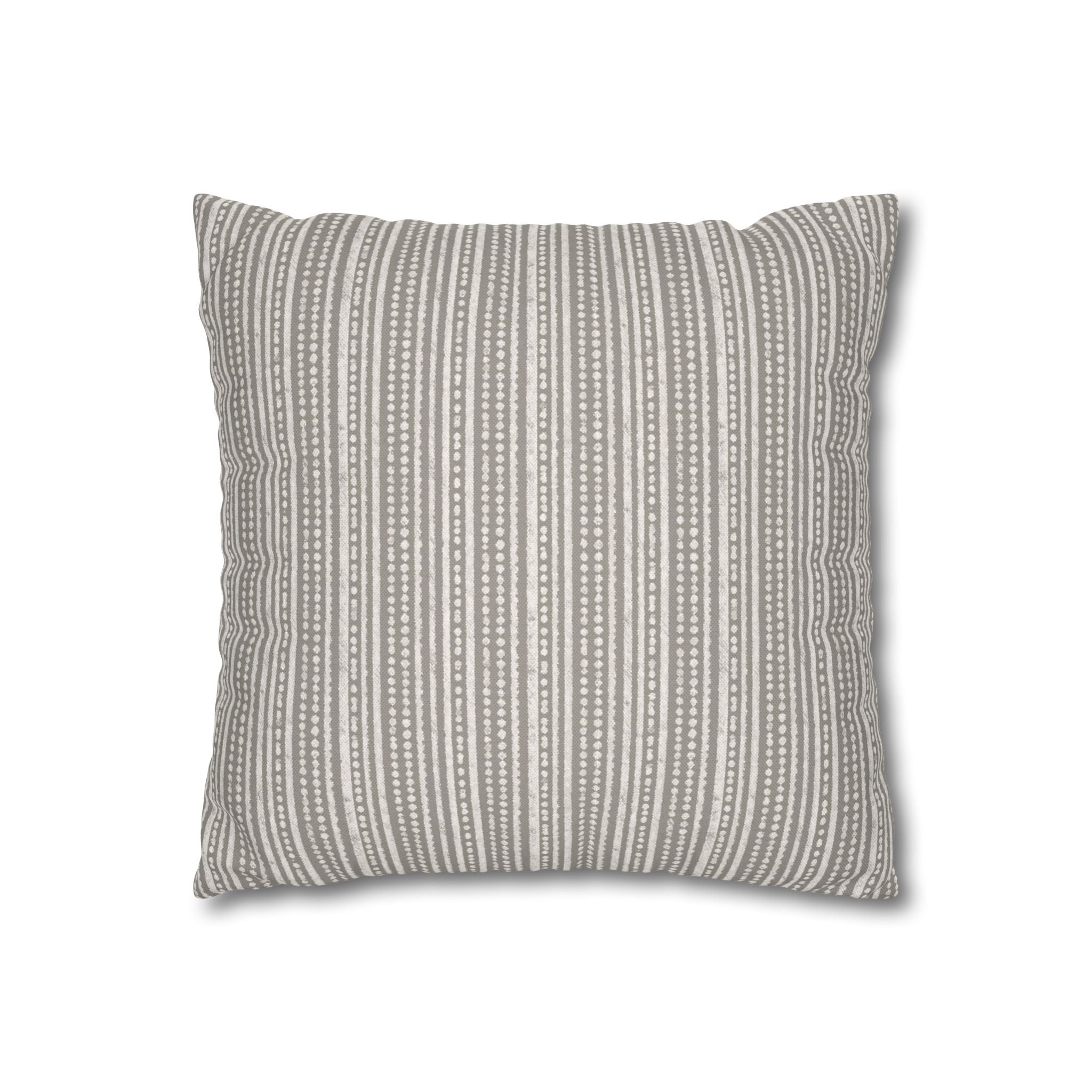 Rainfall Weave Mist  | Square Pillowcase