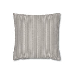 Rainfall Weave Mist  | Square Pillowcase