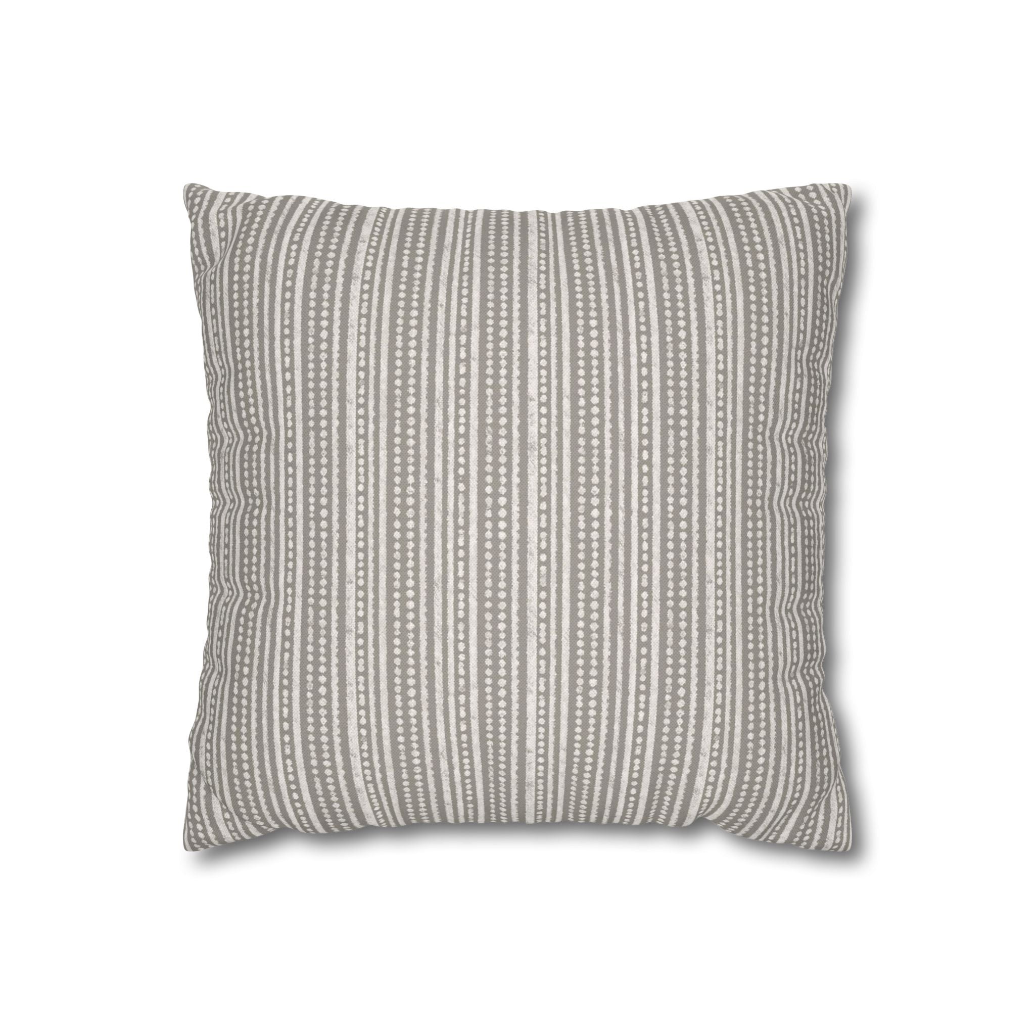 Rainfall Weave Mist  | Square Pillowcase