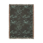 Edenlace Blanket | Floral Vine Pattern Woven Reversible Boho Throw