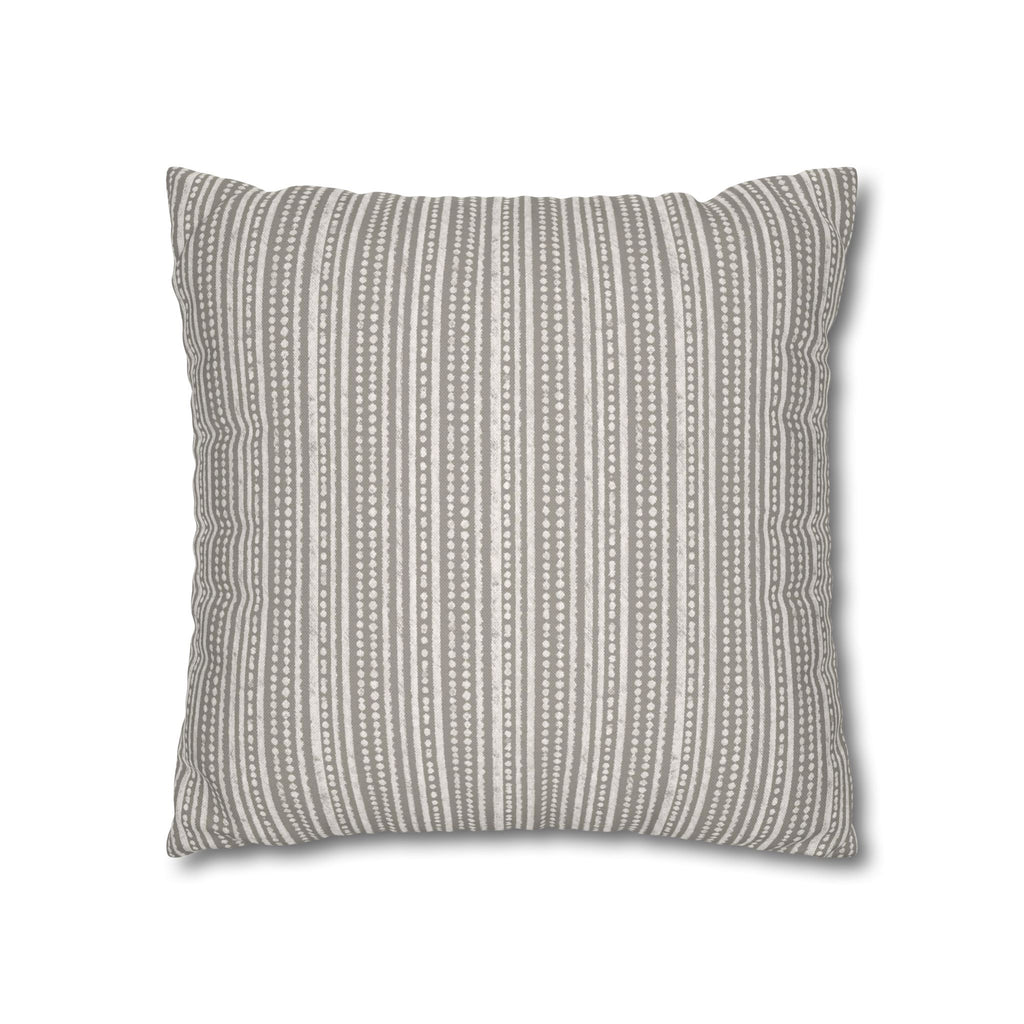 Rainfall Weave Mist  | Square Pillowcase