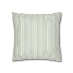 Rainfall Weave Aqua | Square Pillowcase