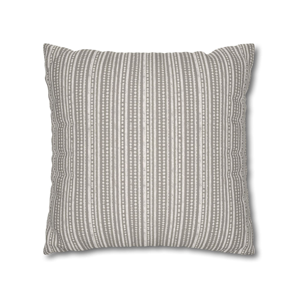 Rainfall Weave Mist  | Square Pillowcase
