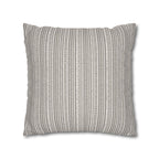 Rainfall Weave Mist  | Square Pillowcase
