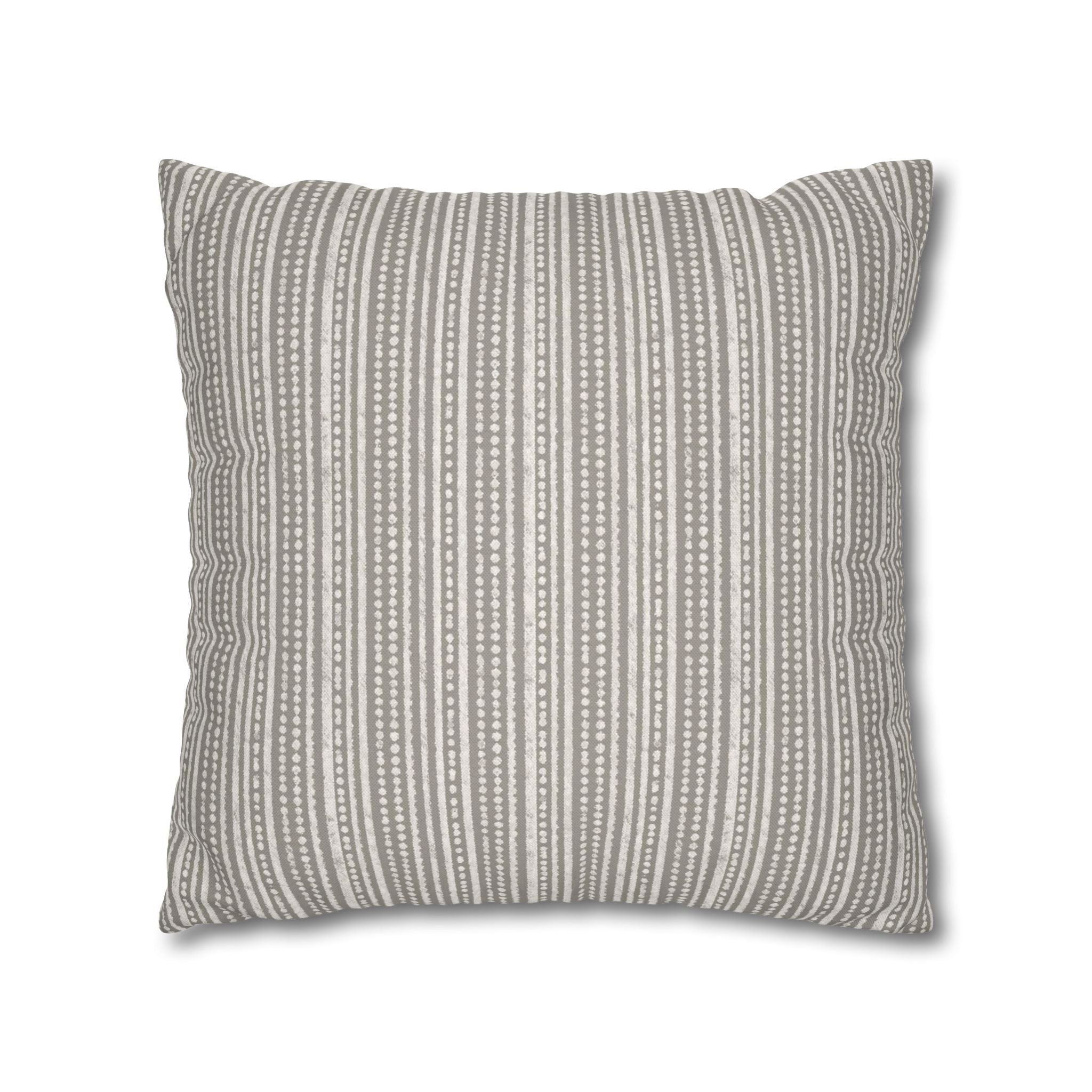 Rainfall Weave Mist  | Square Pillowcase