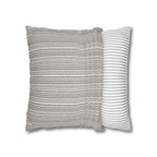 Rainfall Weave Mist  | Square Pillowcase