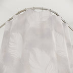 Feather Pattern Shower Curtain | Soft Neutral Bathroom Decor