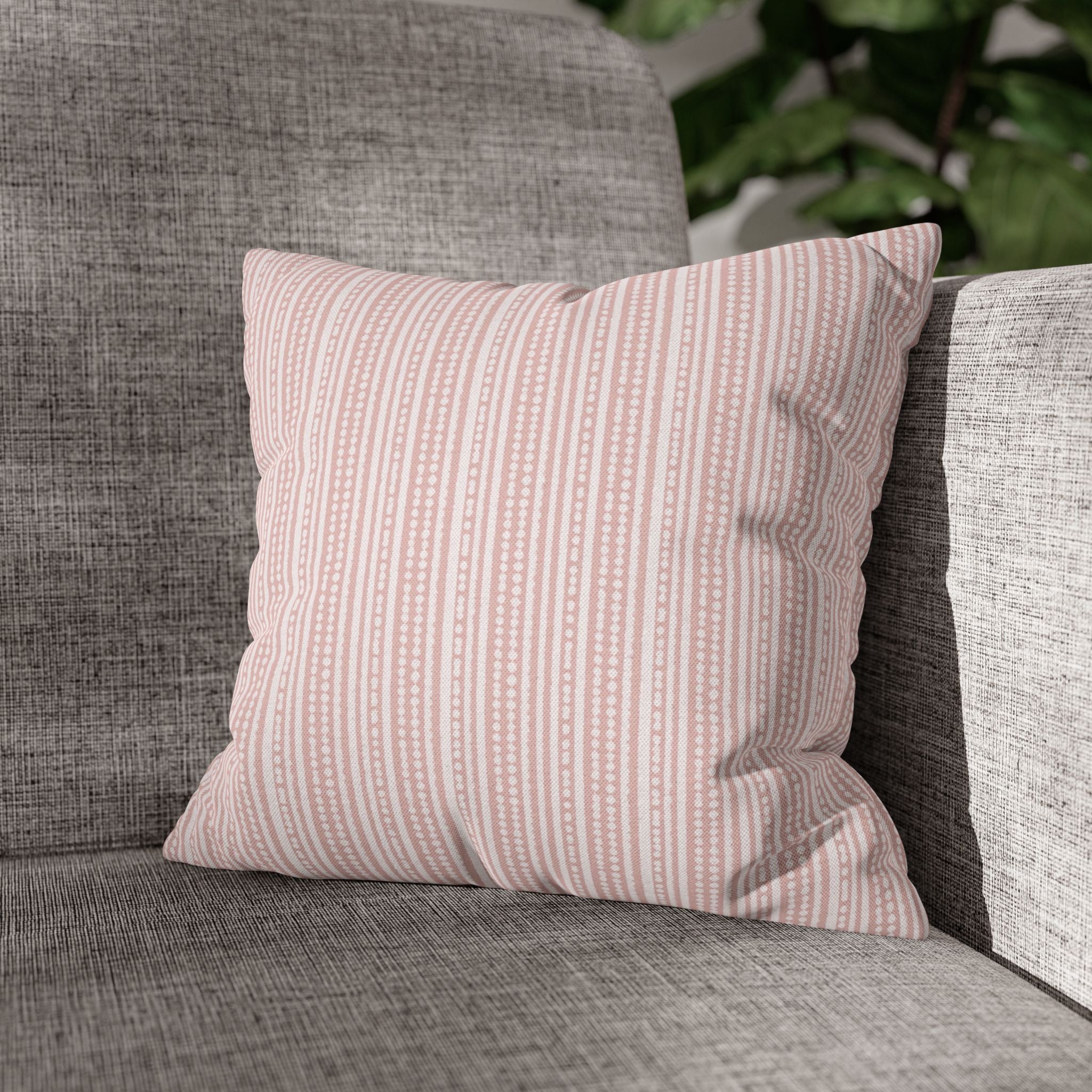 Rainfall Weave Blush  | Square Pillowcase