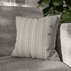 Rainfall Weave Mist  | Square Pillowcase