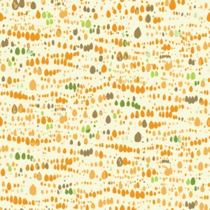 The earthy Botanic colorway of the Confetti Drops seamless pattern.